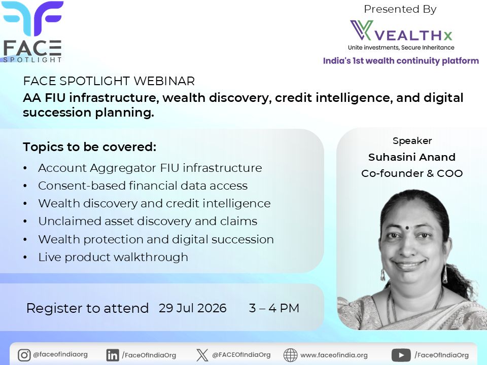 Account Aggregator FIU infrastructure, wealth discovery, credit intelligence, and digital succession planning
